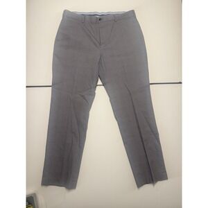 Brooks Brothers Advantage Chino Clark Fit Men's Pants 36x30 Gray Stretch Flat